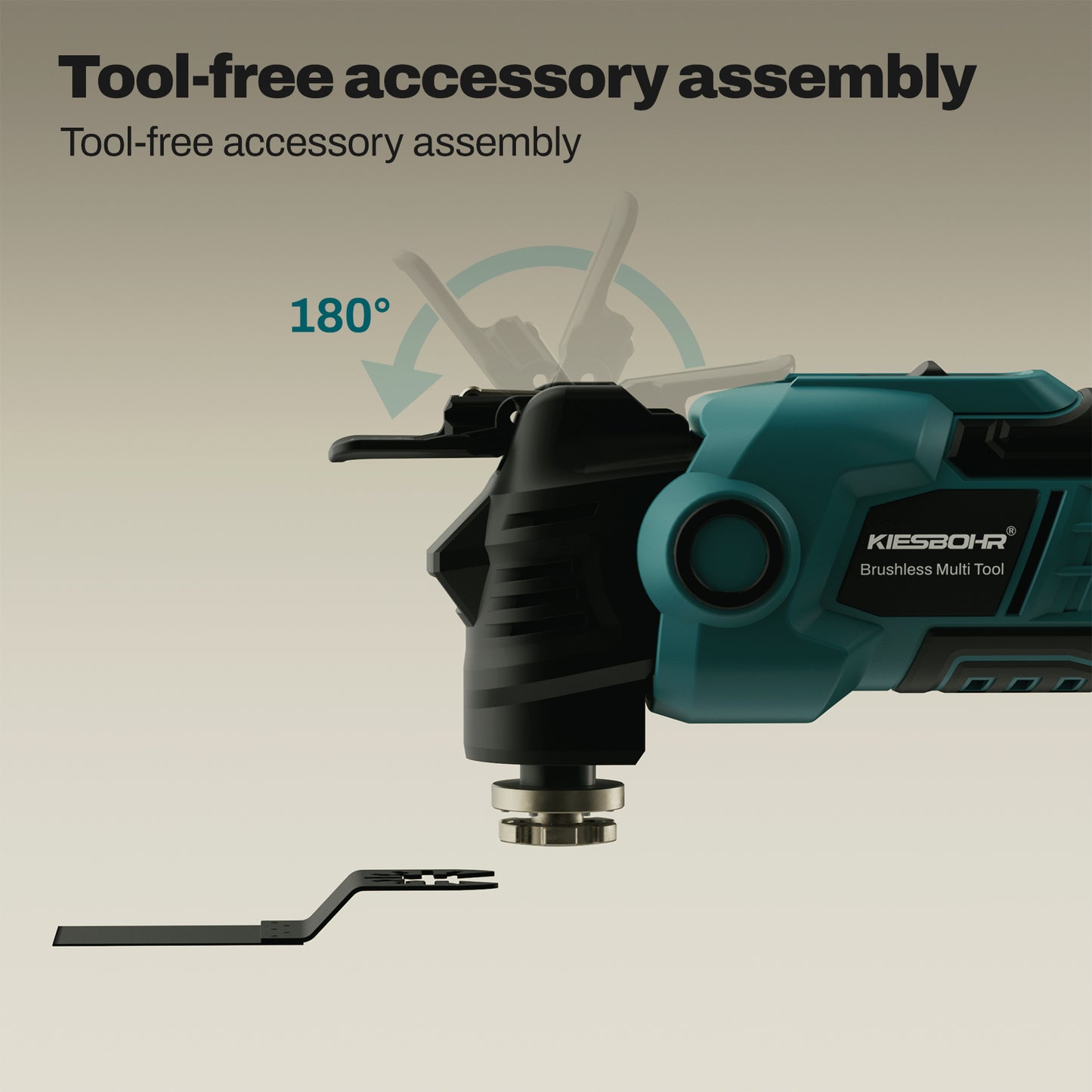 Product Highlights: Tool-free accessory assembly