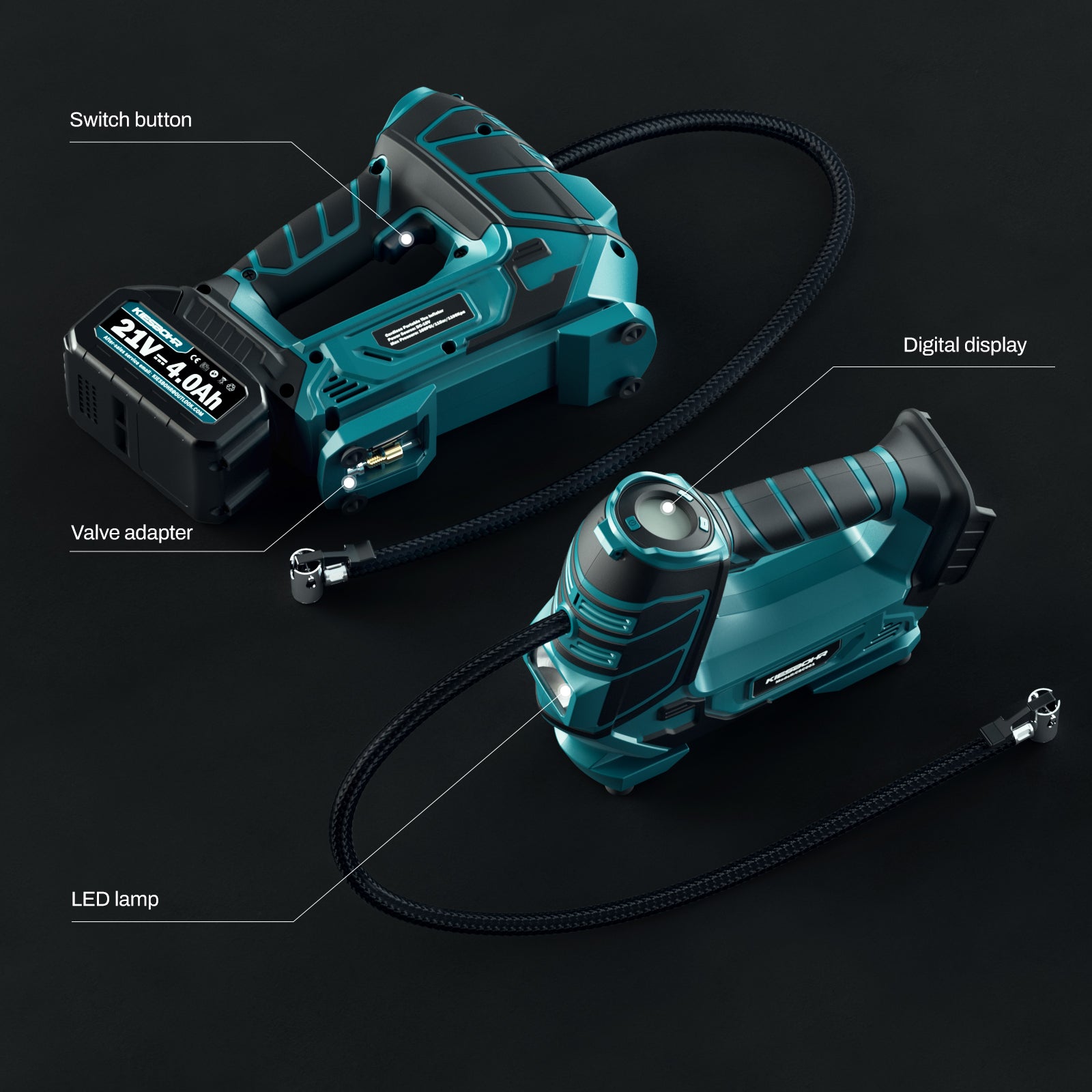 KIESBOHR Telescopic Cordless Tree Pruner – Compatible with Makita 18V Battery - My Store