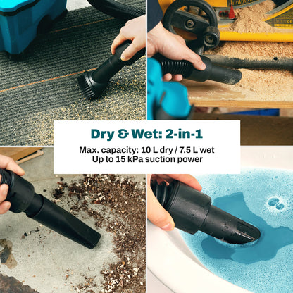 KIESBOHR workshop cordless wet/dry vacuum cleaner - My Store