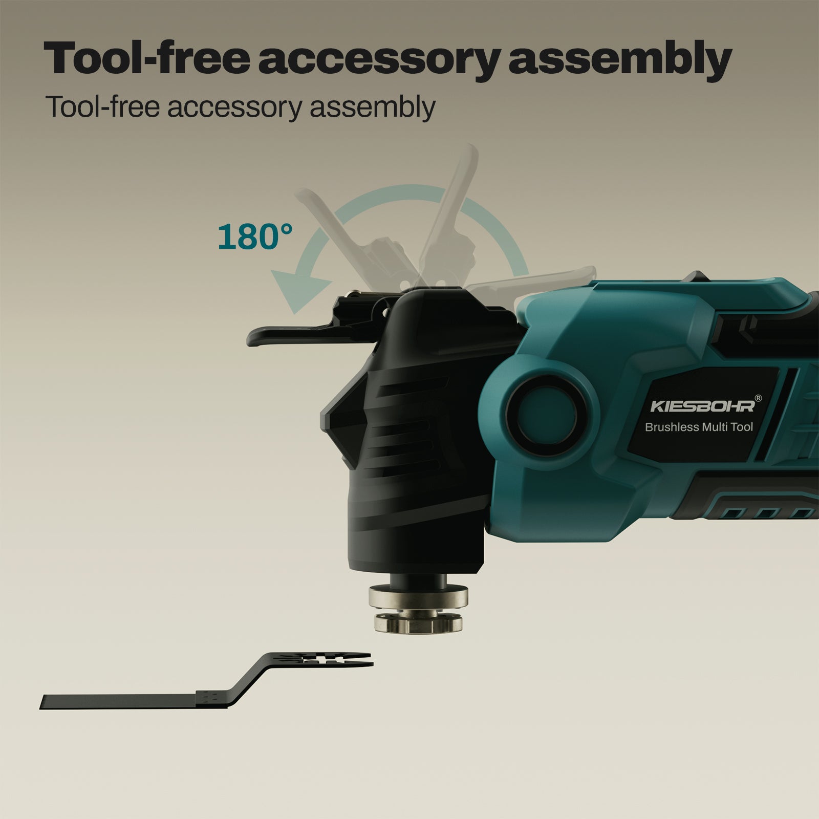 Product Highlights: Tool-free accessory assembly